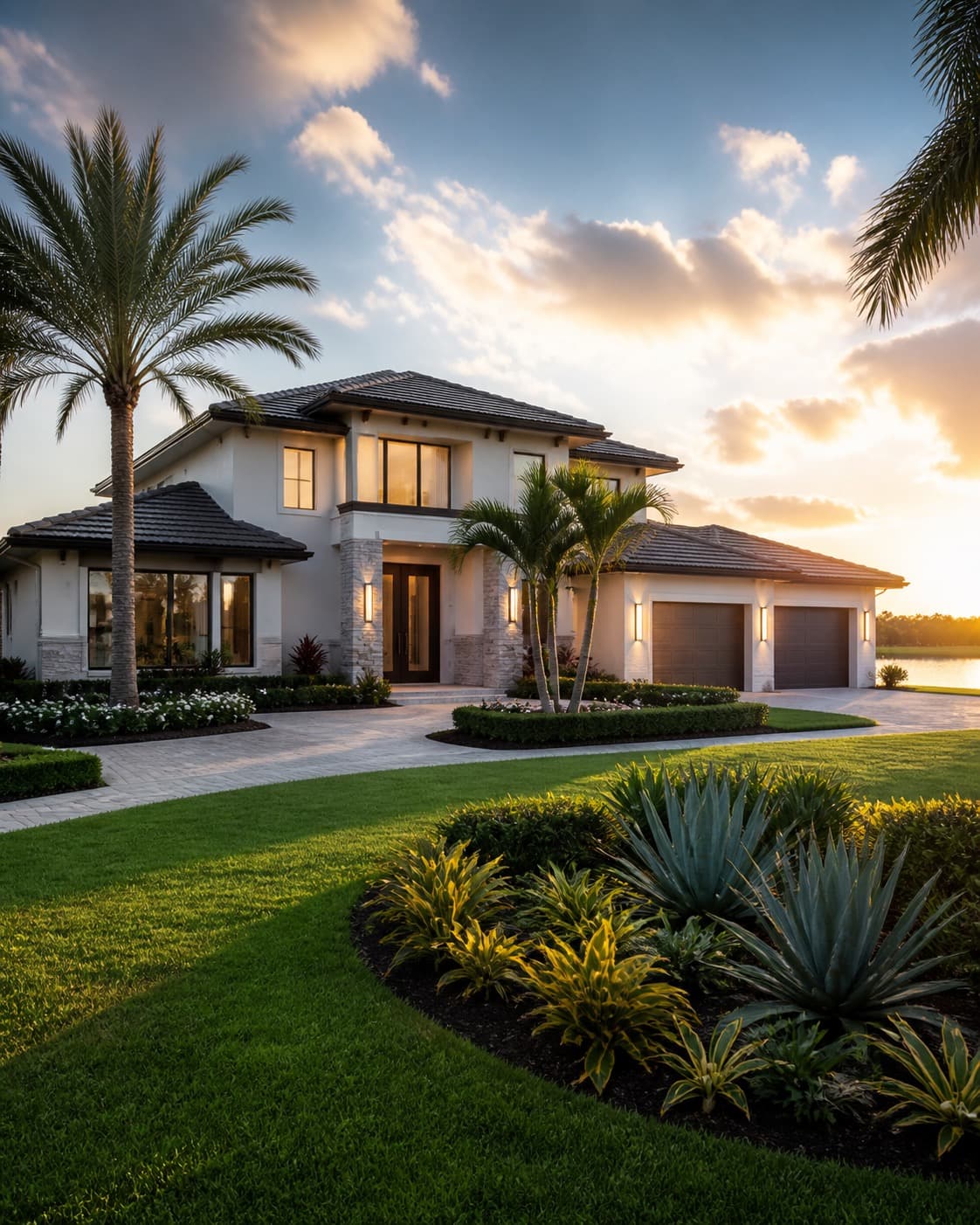 Contemporary family home with landscaped gardens in Miramar